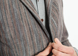 Watercolor Sport Jacket in Brown/Blue